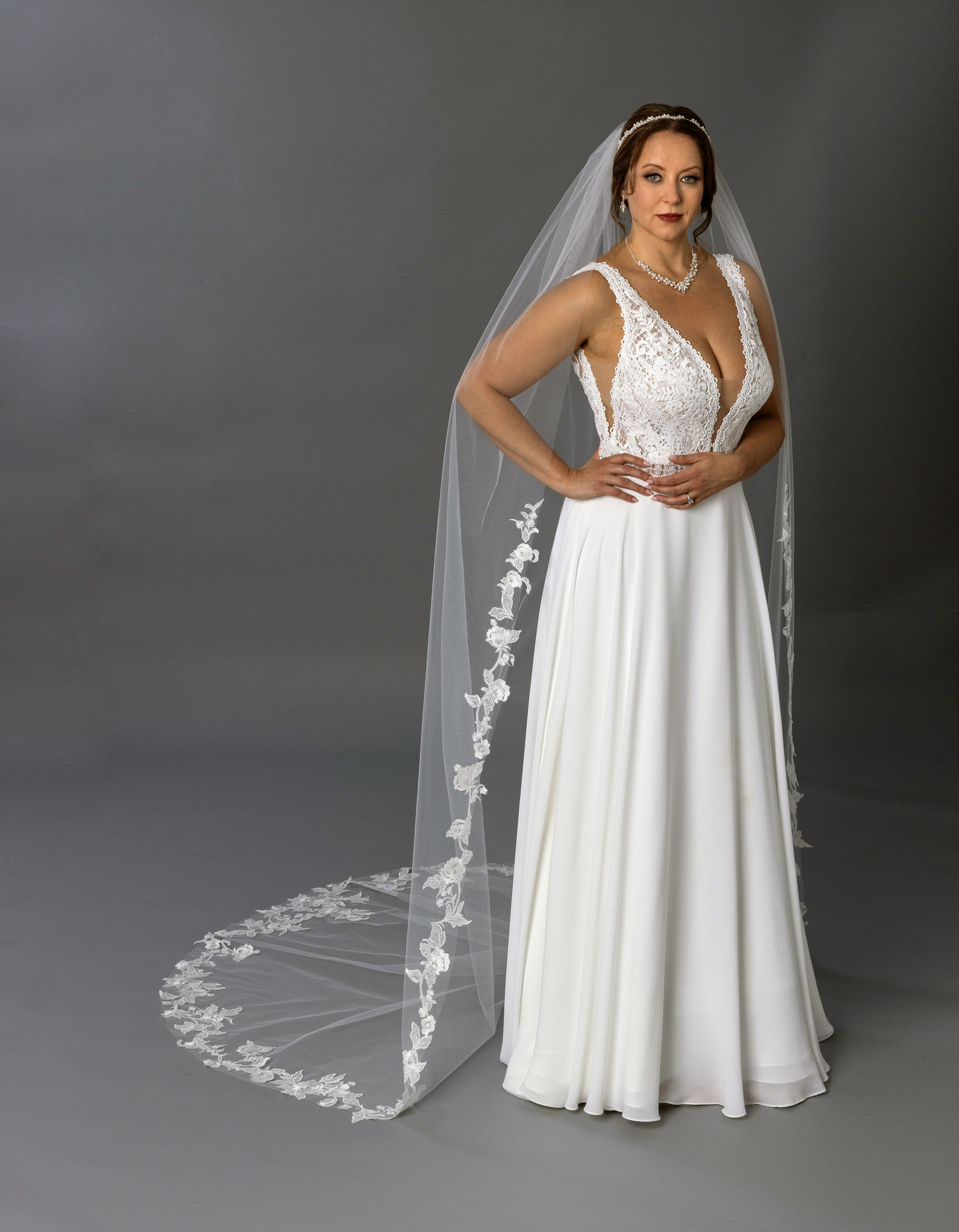 Bridal Classics Single Tier Veils MV-2563