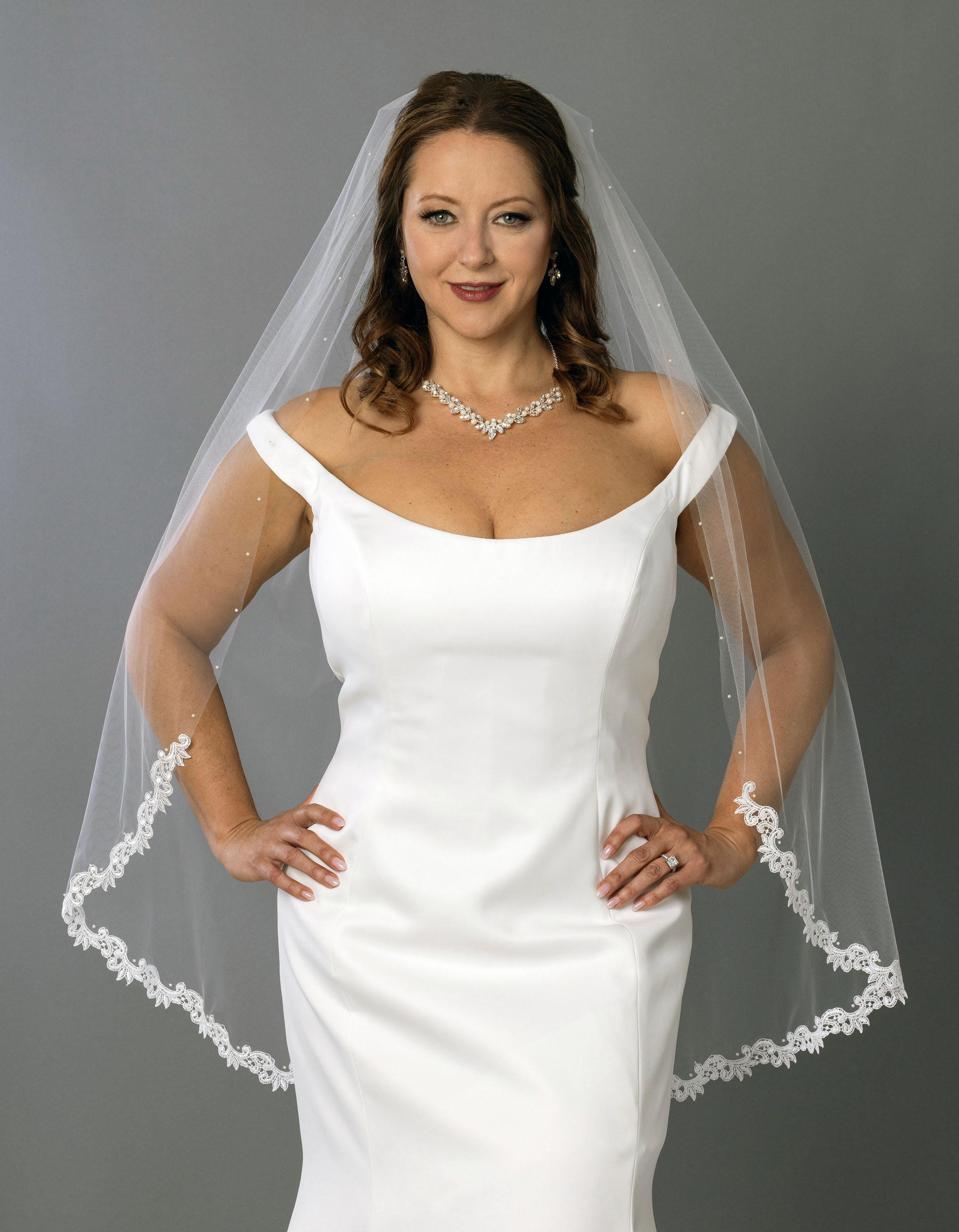 Bridal Classics Single Tier Veils V-839